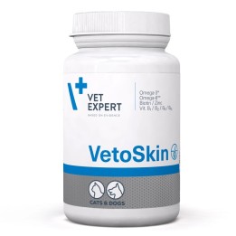 VETEXPERT VetoSkin - Integratori per cani e gatti - 90 compresse