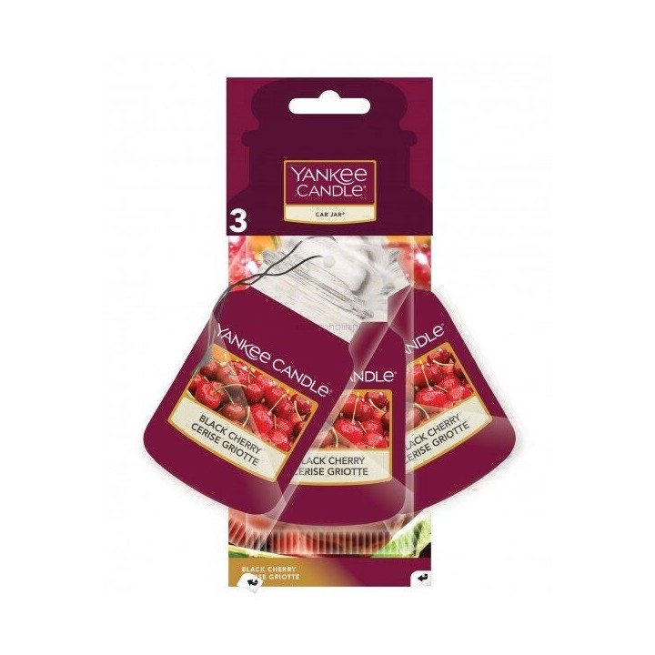 Deodorante auto Bonus Pack BLACK CHERRY YANKEE