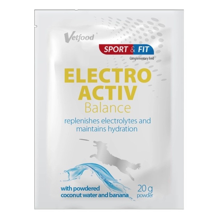 VETFOOD Electroactiv Balance Banana- integratori per cani e gatti - 20g
