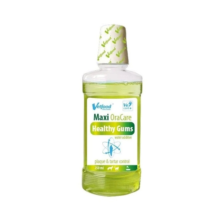 VETFOOD Maxi OraCare Healthy Gums – liquido per l'igiene orale per cani e gatti – 750ml