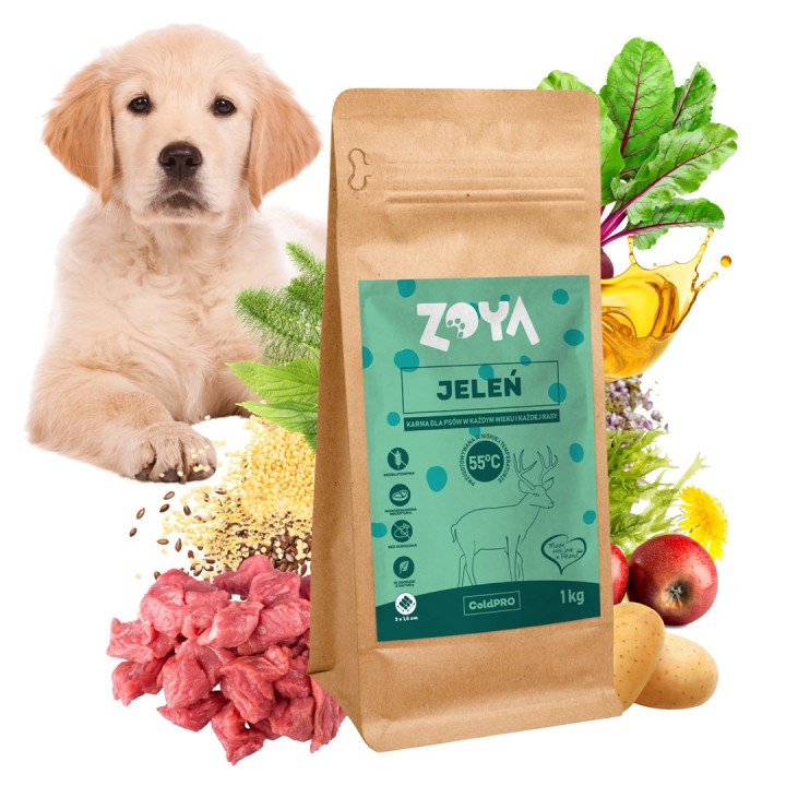 ZOYA ColdPRO cervo - cibo secco per cani - 1kg