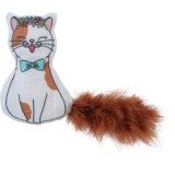 ZOLUX Chatouille Cat con piume e erba gatta - gioco per gatto - 13cm