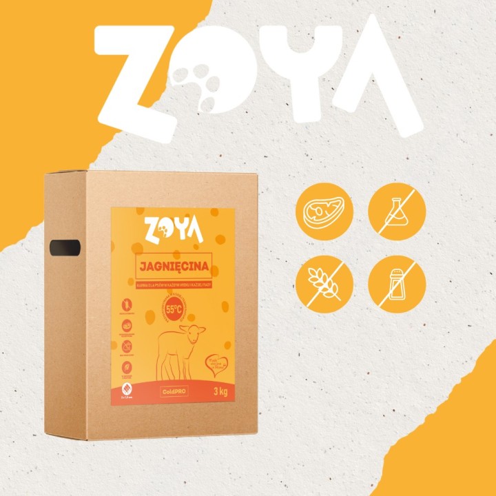 ZOYA ColdPRO agnello - cibo secco per cani - 3kg