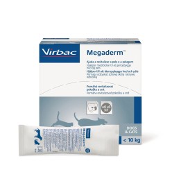 VIRBAC Megaderm acidi grassi per la pelle e il mantello - integratori per cani e gatti - 28x4ml