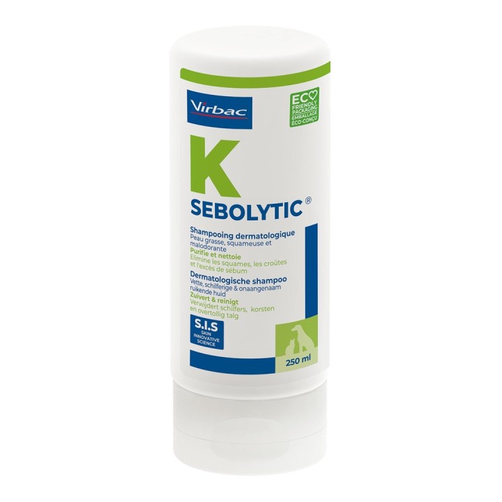VIRBAC Sebolytic - shampoo per cani e gatti - 250 ml