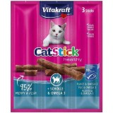 VITAKRAFT CatStick Mini con sogliola e Omega-3 - snack per gatti - 3 pz