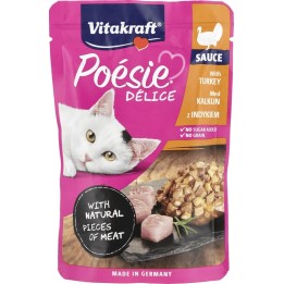 VITAKRAFT POESIE DELICE tacchino per gatti - cibo umido per gatti - 85 g