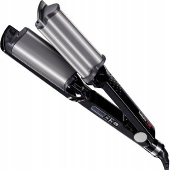BABYLISS BAB2469TTE strumento per lo styling dei capelli Piastra arricciacapelli Caldo Nero
