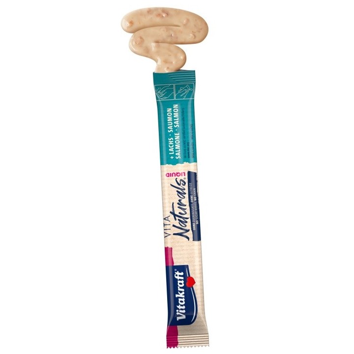 VITAKRAFT Vita Naturals Liquid Salmone - snack per gatti - 5 x 15g