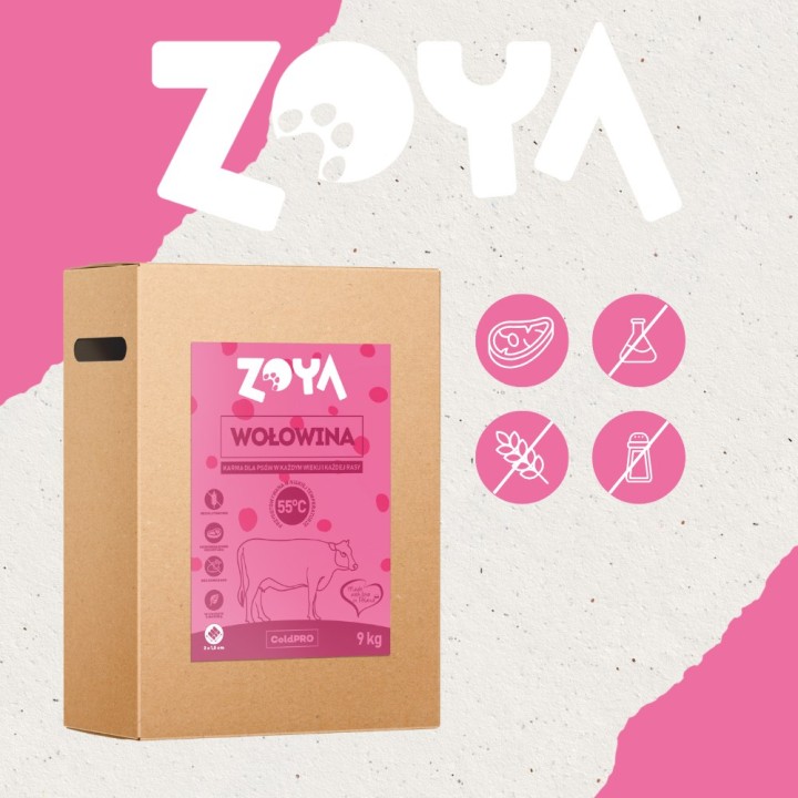 ZOYA ColdPRO manzo - cibo secco per cani - 9kg