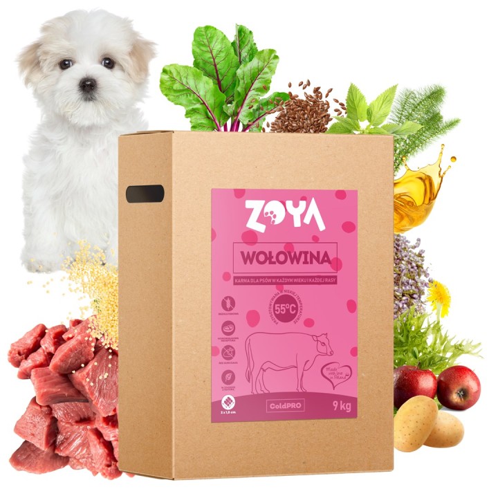 ZOYA ColdPRO manzo - cibo secco per cani - 9kg