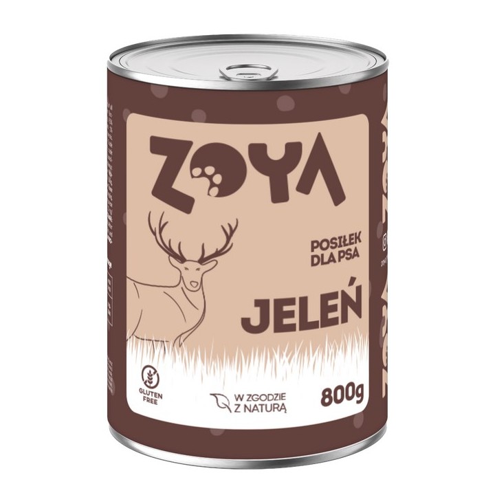 ZOYA Cervo - cibo umido cani - 800g