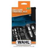 Wahl Travel Kit Deluxe Nero Acciaio inossidabile