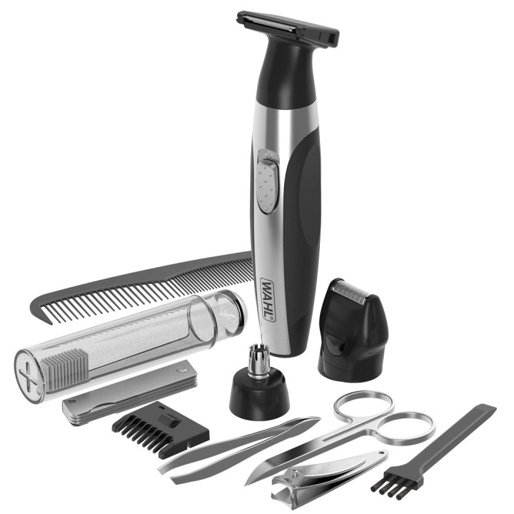 Wahl Travel Kit Deluxe Nero Acciaio inossidabile