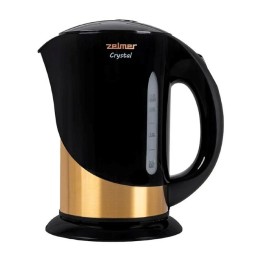 Zelmer ZCK7630 Bollitore elettrico Crystal Gold da 1,7 litri 2200W nero e oro