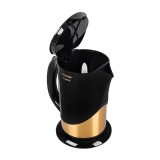 Zelmer ZCK7630 Bollitore elettrico Crystal Gold da 1,7 litri 2200W nero e oro