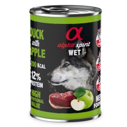 ALPHA SPIRIT WET Anatra con mela - cibo umido per cani - 400g