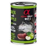 ALPHA SPIRIT WET Anatra con mela - cibo umido per cani - 400g