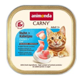 ANIMONDA Carny Adult Pollo e merluzzo - cibo umido per gatti - 85g