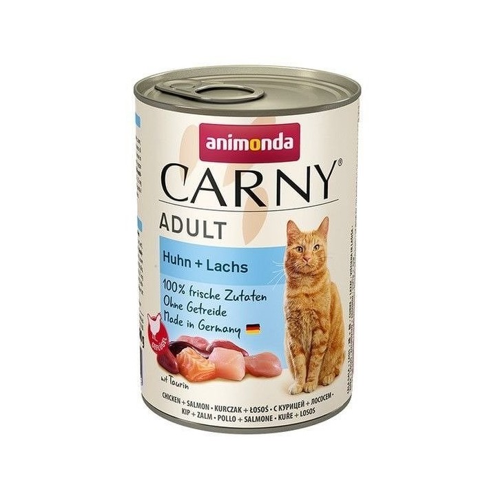 ANIMONDA Carny Adult Pollo con salmone - cibo umido per gatti - 400g