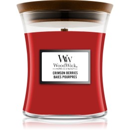Candela profumata media WOODWICK Hourglass media bacche cremisi 275 g 1 pezzo