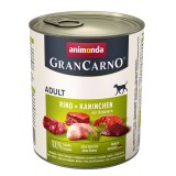 ANIMONDA GranCarno Adult Manzo coniglio e erbe - cibo umido per cani - 800g