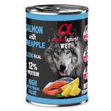 ALPHA SPIRIT WET Salmone con ananas - cibo umido per cani - 400g