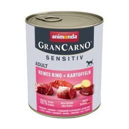ANIMONDA GranCarno Adult Sensitiv manzo con patate - cibo umido per cani - 800g