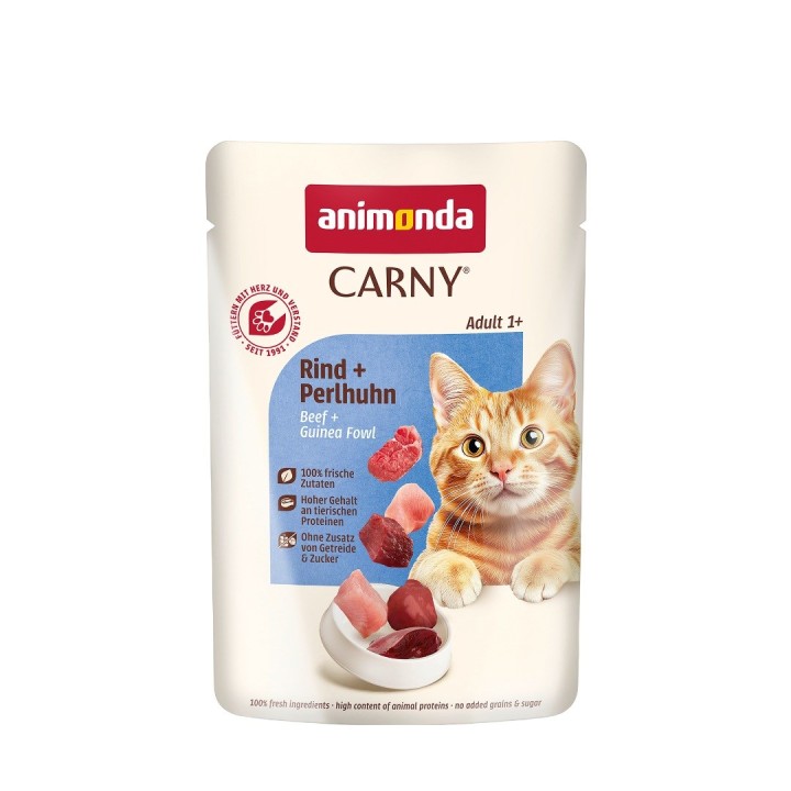 ANIMONDA Carny Adult manzo e faraona - cibo umido per gatti - 85g