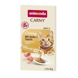 ANIMONDA Carny Pollo con taurina - snack per gatti - 6 x 15g