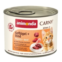 ANIMONDA Carny Kitten Pollame Manzo - cibo umido per gatti - 200 g