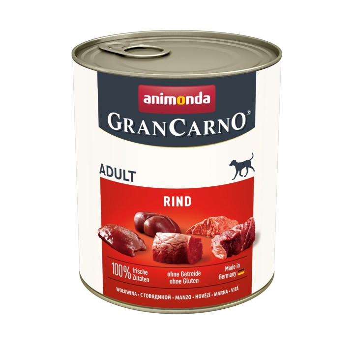 ANIMONDA GranCarno Adult Manzo - cibo umido per cani - 400g