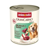 ANIMONDA GranCarno Adult cervo e mela - cibo umido per cani - 800g