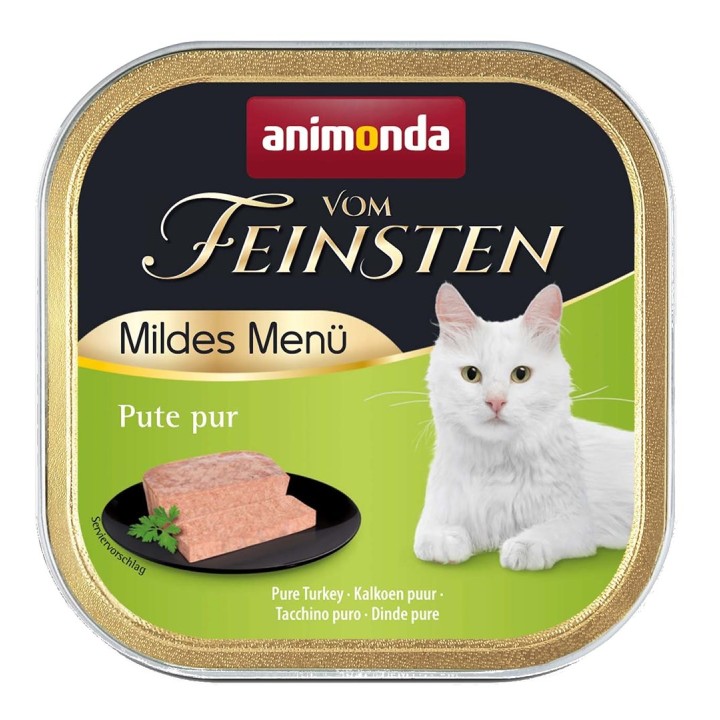 ANIMONDA VOM FEINSTEN KASTRIERTE KATZEN Cibo umido per gatti sterilizzati Tacchino 100 g