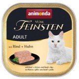 ANIMONDA Vom Feinsten Adult Manzo con pollo - cibo umido per gatti - 100g