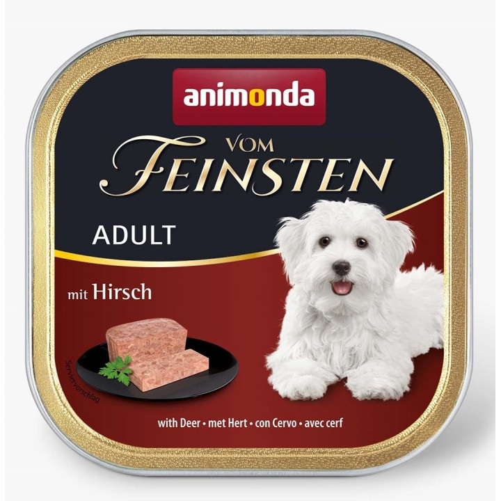 ANIMONDA Vom Feinsten Adult Cervo - cibo umido per cani - 150g
