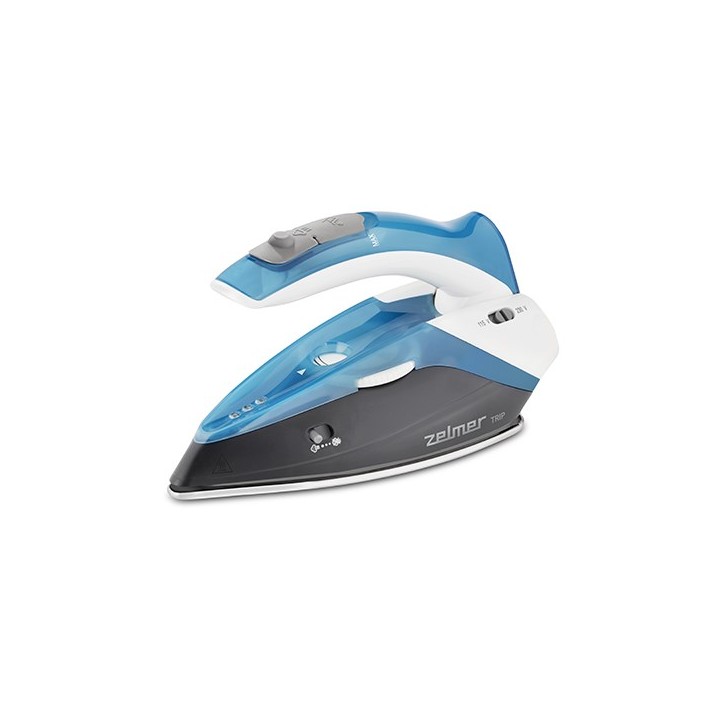 Zelmer ZIR0500 ferro da stiro a vapore piastra in acciaio inossidabile 1100 W nero blu bianco