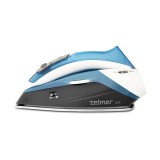 Zelmer ZIR0500 ferro da stiro a vapore piastra in acciaio inossidabile 1100 W nero blu bianco