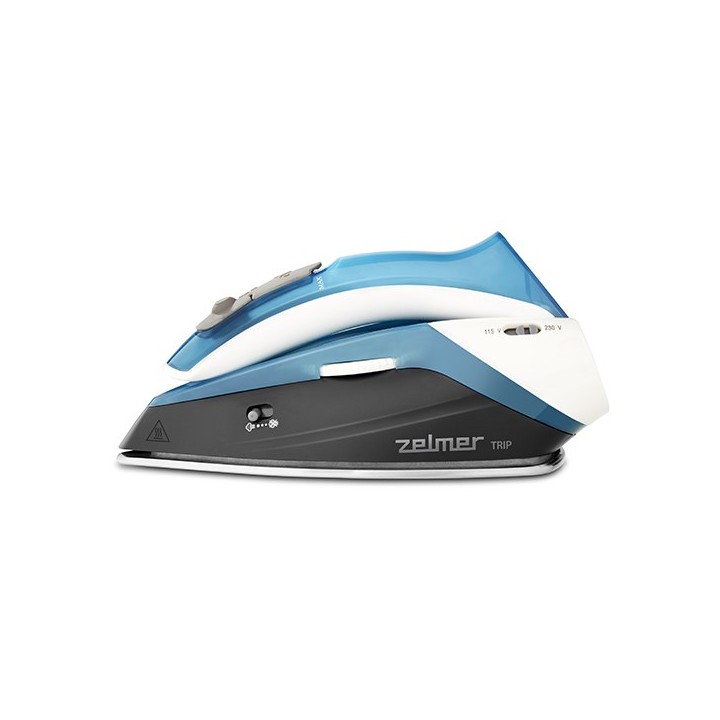 Zelmer ZIR0500 ferro da stiro a vapore piastra in acciaio inossidabile 1100 W nero blu bianco