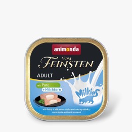 ANIMONDA Vom Feinsten Adult Milkies con tacchino e ripieno lattico - Cibo umido per gatti - 100g