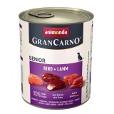 ANIMONDA GranCarno Senior Manzo e agnello - cibo umido per cani - 800g