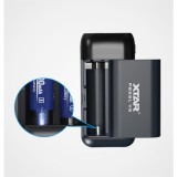 Caricabatterie / power bank batterie Li-ion 18650 / 20700 / 21700 Xtar PB2SL V2 nero