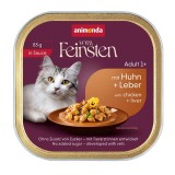 ANIMONDA Vom Feinsten Adult in Salsa Pollo e fegato - cibo umido per gatti - 85g