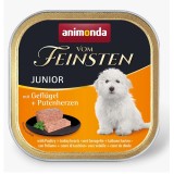 ANIMONDA Vom Feinsten Junior Pollame e cuore di tacchino - cibo umido per cani - 150g
