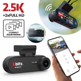 XBLITZ VECTOR 3CH registratore 3 canali DVR con telecamera posteriore Wi-Fi GPS