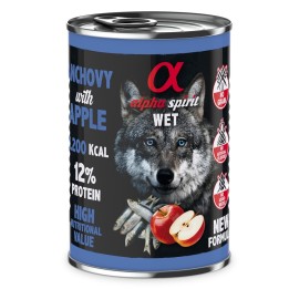 ALPHA SPIRIT WET Acciughe con mela - cibo umido per cani - 400g