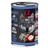 ALPHA SPIRIT WET Acciughe con mela - cibo umido per cani - 400g