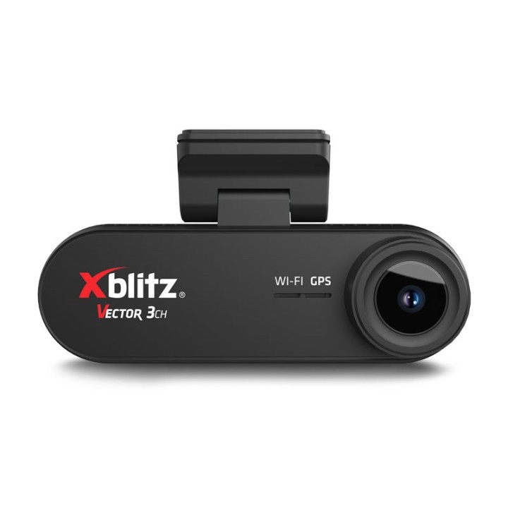 XBLITZ VECTOR 3CH registratore 3 canali DVR con telecamera posteriore Wi-Fi GPS