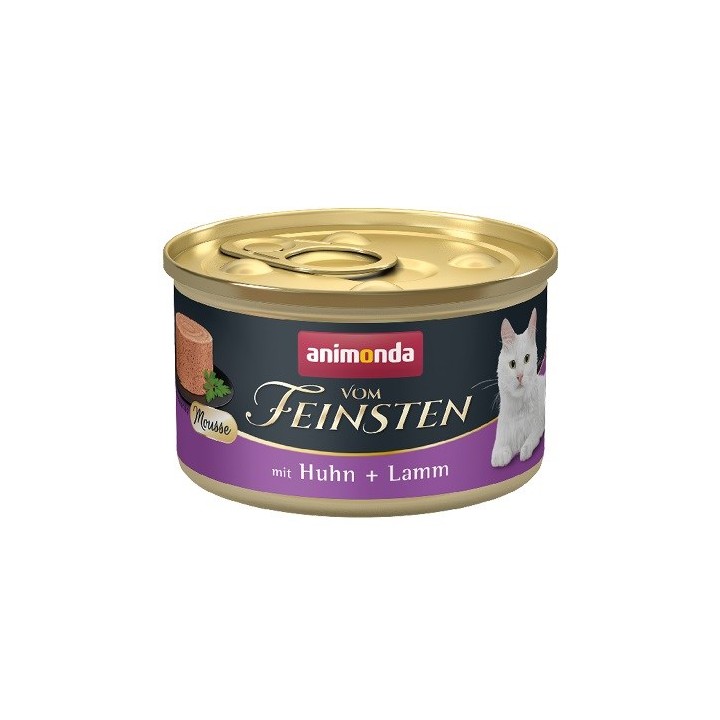 ANIMONDA Vom Feinsten Mousse pollo e agnello - cibo umido per gatti - 85g