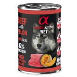 ALPHA SPIRIT WET Vitello con melone - cibo umido per cani - 400 g